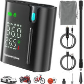 UpBeatPlus T1 front view shows portable inflator ready for quick roadside tire care.