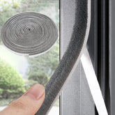 UpinFun weather strip door window seal shows strong adhesion for draft blocking.