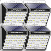 URPOWER Solar Lights Outdoor with 40 LED provides wide, bright front-door illumination.