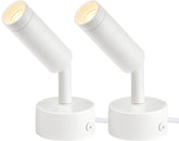 URTOM 2-pack indoor spotlights highlight wall art with warm 3000K glow.