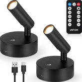 URTOM LED wireless spotlight with remote control for easy placement