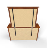 USA Bed Support Co heavy-duty mirror bracket mounted on 60-inch support for sturdy stability.