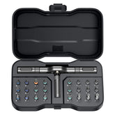 USUAUU 24-in-1 magnetic screwdriver set with ergonomic handle for comfortable repairs