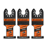 UseWin Expert Carbide Oscillating Blades curved edge for clean, precise metal cuts.