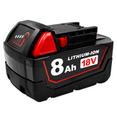 USPECIAL 8Ah battery for Milwaukee 18V fits snugly, delivering longer run time.