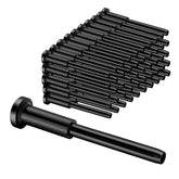 UZE invisible receiver in black for a clean, minimalist railing look