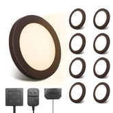 V4light LED puck light ultra-thin 6mm blends with cabinetry while delivering bright, even illumination.