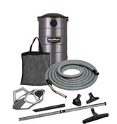 VacuMaid GV50PRO wall mount keeps the unit secure and accessible in the garage.