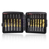 Valkynos drill tap set with quick-change adapter for fast bit changes.