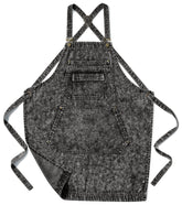 Vammcht Denim Apron with multi pockets organized tools for styling sessions