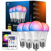 Vanance smart light bulbs 4-pack with remote for easy control.