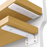 VANCASTLE 8-inch shelf brackets pack provides sturdy support for wall shelves up to 160+ lb