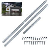 Vanesa 16ft strut front view reinforcing stability against sagging doors.
