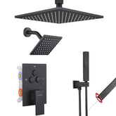 Vanfoxle 10-inch ceiling head delivers immersive rainfall with strong pressure
