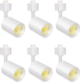 VANoopee 10W LED track head; six-pack for versatile accent lighting