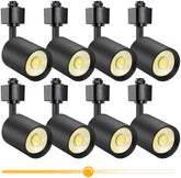 VANoopee 10W head front view on an H-type track for elegant accent lighting