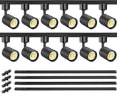 VANoopee 12-head LED track lights for color-accurate accents.