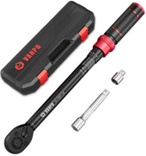 VANPO half-inch drive torque wrench with dual-scale display for precise tightening