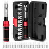VANPO spoke torque wrench kit in rugged case for portable wheel maintenance.