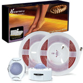 Vansky bed light strip with warm glow for safe night navigation.