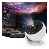 VanSmaGo Galaxy Projector close-up front view highlights vivid stars for bedroom ambience