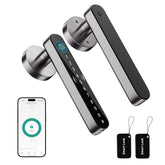 VANZBON 5in1 fingerprint lock, front view, enhances security with keyless entry and multiple access options.