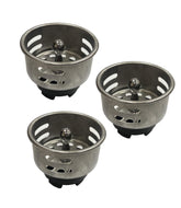 VARNAHOME Junior Duo Strainer basket in stainless steel catches debris to prevent clogs