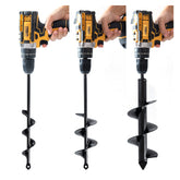 VASGOR Set 3 1.6x16 auger for fast bulb planting in garden beds.
