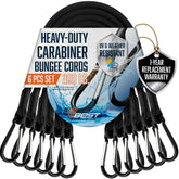 VBEST 6-piece 36-inch bungee cords with hooks for secure outdoor cargo