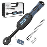 VCAN ACTIVE digital torque wrench with LED display for precise readings in auto repairs.