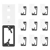 VCE Keystone Wall Plate 2-Port overview showing clean wall interface