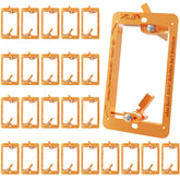 VCE low voltage bracket orange front view for tidy flush installation