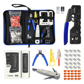 VCELINK RJ45 crimp tool kit ready for quick terminations in a single setup