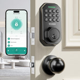 VCHOO front door lock with handle enables convenient keyless entry for busy households.