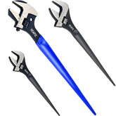 VEAPIZ 16 inch 4-in-1 adjustable wrench showing wide jaw for plumbing tasks