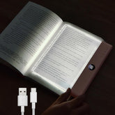 VEEKI Book Light pink panel on bed for cozy reading