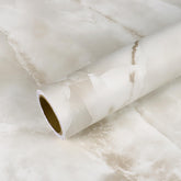 VEELIKE cream marble countertop peel and stick for quick kitchen upgrade.