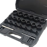 VEHIRETL bolt nut extractor set full kit for removing damaged fasteners
