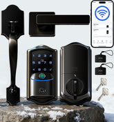 Veise VE027-H built-in Wi-Fi fingerprint deadbolt for instant remote access and status alerts