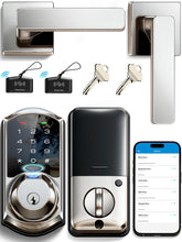 Veise VE07-L fingerprint lock on front door for secure entry.