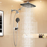Veken 11.8-inch rainfall shower head delivers full-body coverage for a spa-like shower.
