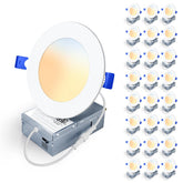 Veriligt 4in 5CCT dimmable recessed light for mood control