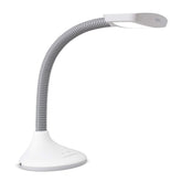 Verilux SmartLight full-spectrum desk lamp base provides clear reading and detailed work
