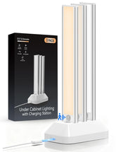 VerRon 12in under-cabinet lighting with charging station adds clutter-free kitchen lighting.