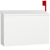 VERSASKY wall-mount mailbox exterior view highlights large capacity for mail and small parcels.