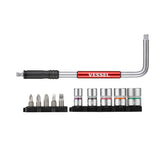 VESSEL 2 Way-Speed L-Handle close-up highlighting the rotating sleeve for smooth turning