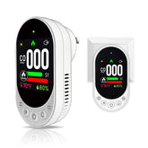 VETOUCH 4-in-1 plug-in detector with digital display showing CO and smoke
