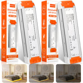 VEURCHY 24V dimmable LED driver front view with compact design for quick installation