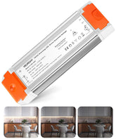 VEURCHY 24V dimmable LED driver front view with smooth dimming capability