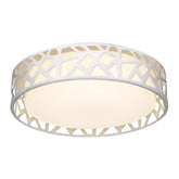 VICNIE flush mount ceiling light with 12-inch canopy for modern illumination